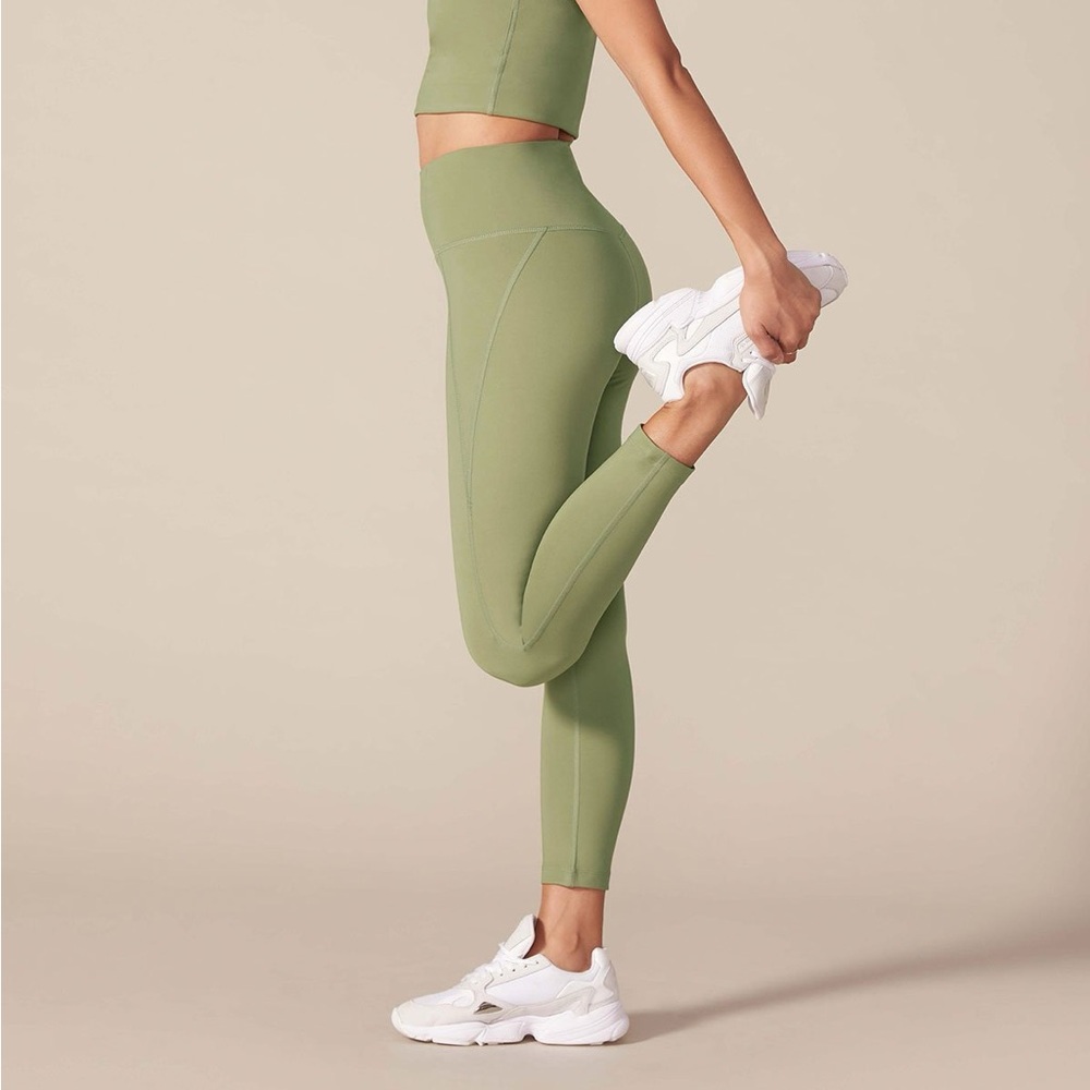 Girlfriend Collective Compressive High-Rise Legging Olive Green